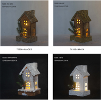 70306,,wooden house with LED, 6 colors available. color code: 186C+S+NFS; NA+DKS; NA+KK; NA+NFS; NA+TB+NFS;TB+S