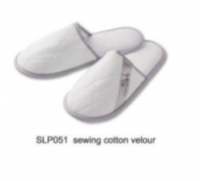 Slipper -  Тапочки SLP051 sewing cotton velour