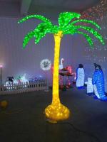Новогодний декор дизайн зеленная пальма