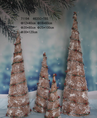 rattan circular cone for festival decoration 20*80CM