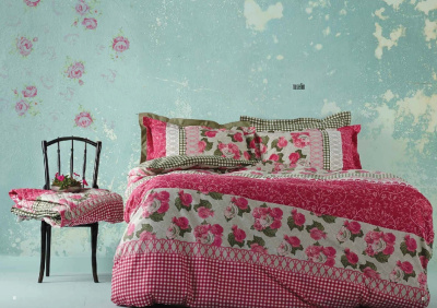 КПБ Розелин св.розов., хл., двуспальн