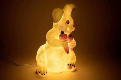 Новогодний декор зайчик