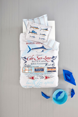 Плед подростковый Черная акула,