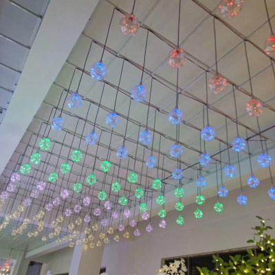 Новогодний декор дизайн весящее лампы