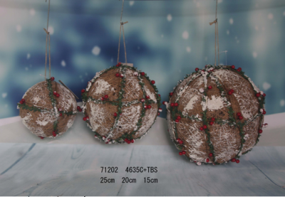 rattan ball for festival decoration 15CM