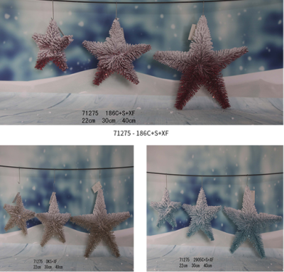 71275, plastic wir star for festival decoration 40СМ