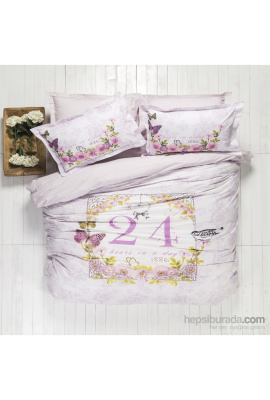 КПБ История, лиловый, 2-спальн