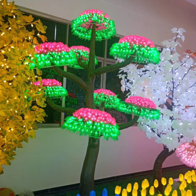 Новогодний декор дерево и качели