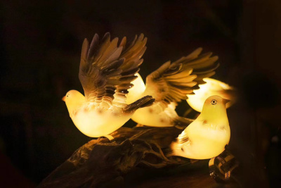 Новогодний декор птицы