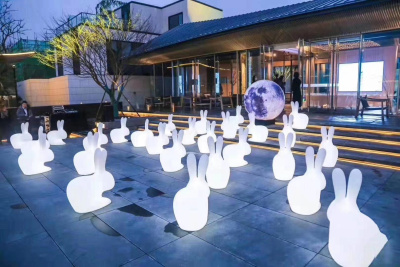 Новогодний декор   дизайн кролики