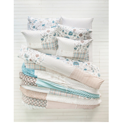 КПБ Плайд беж.песок, хл., полутор