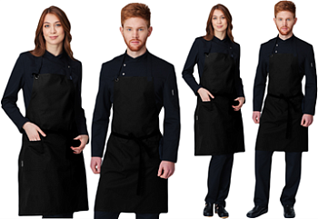 Фартук повара, с грудкой RALPH, ш70, от талии дл60 см., лямка завязывается через люверс. 2