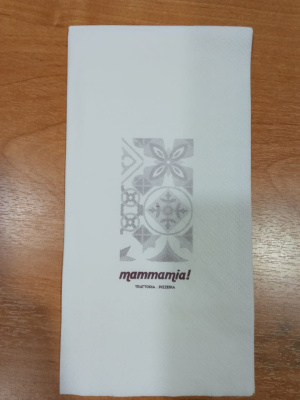 Салфетки бумажные с логотипами 