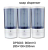 Soap dispenser - Дозатор для мыла DPS003 900ml*3 285*100*205mm