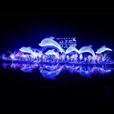 Новогодний декор   дизайн дельфины