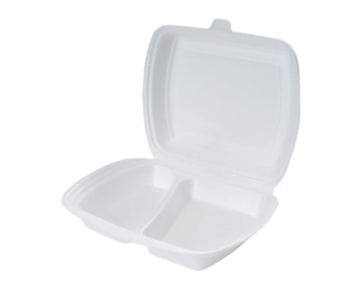 "Ланч-бокс ВПС 2 деления 249х207х61мм LBE-2 (100шт/уп)"